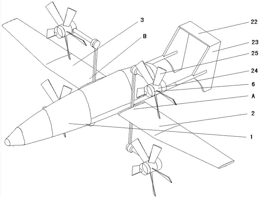 A tilting quadrotor aircraft