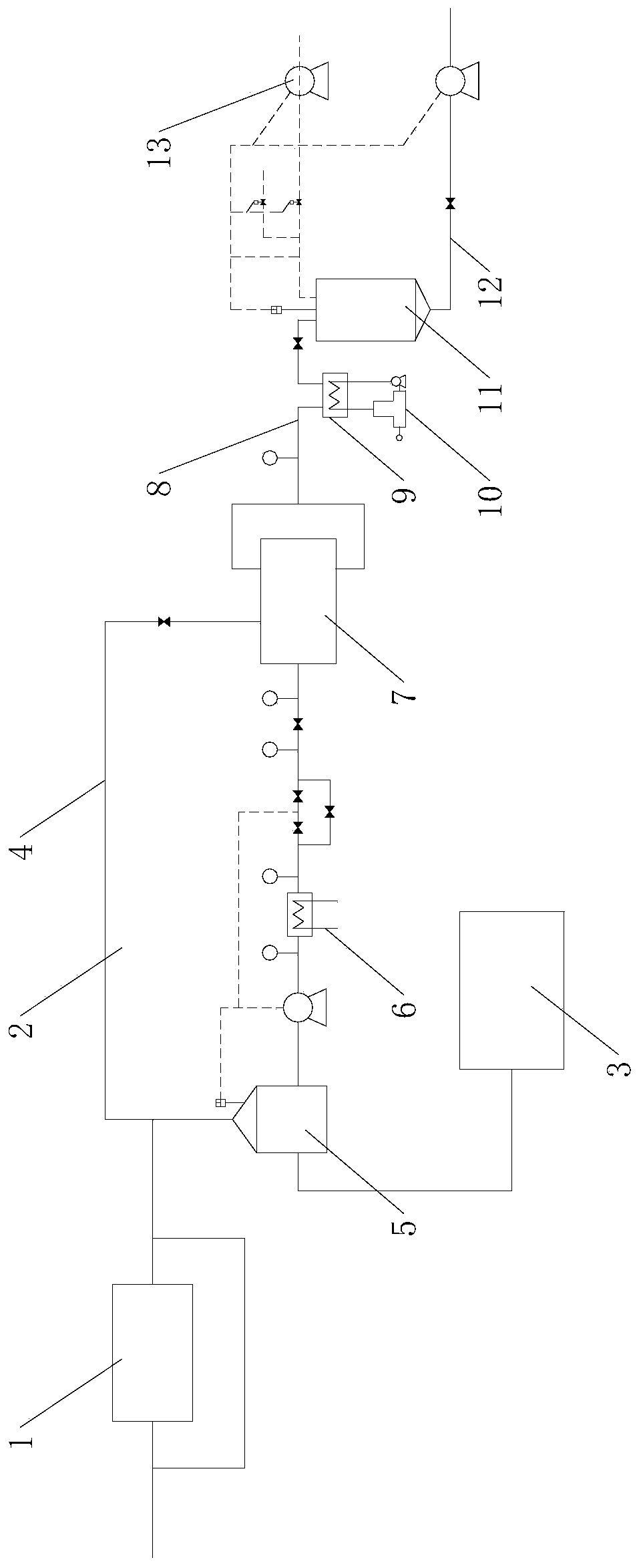 Concentration reduction method and concentration reduction device for reverse osmosis concentrated water