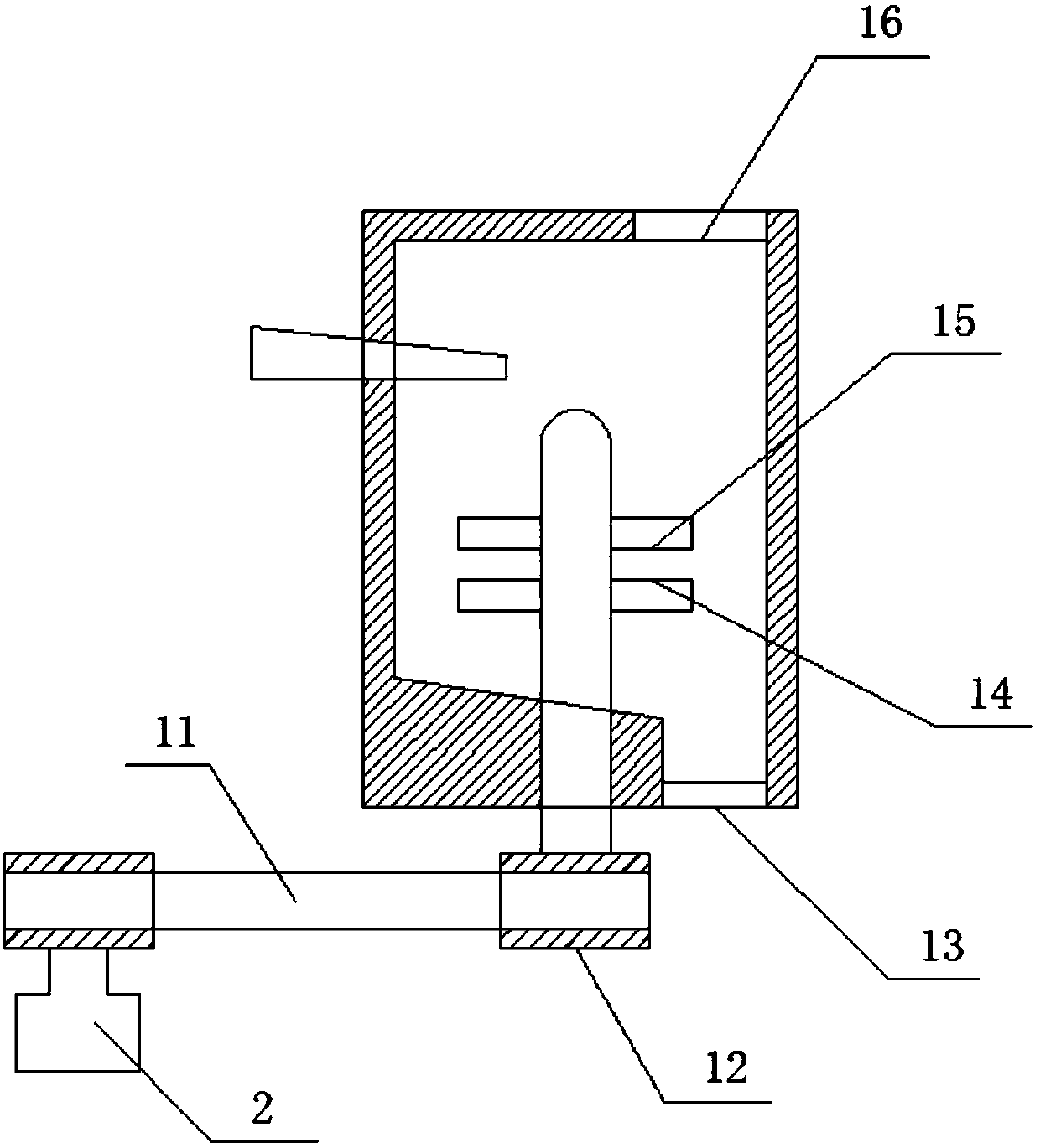 Block untying machine for tea leaves