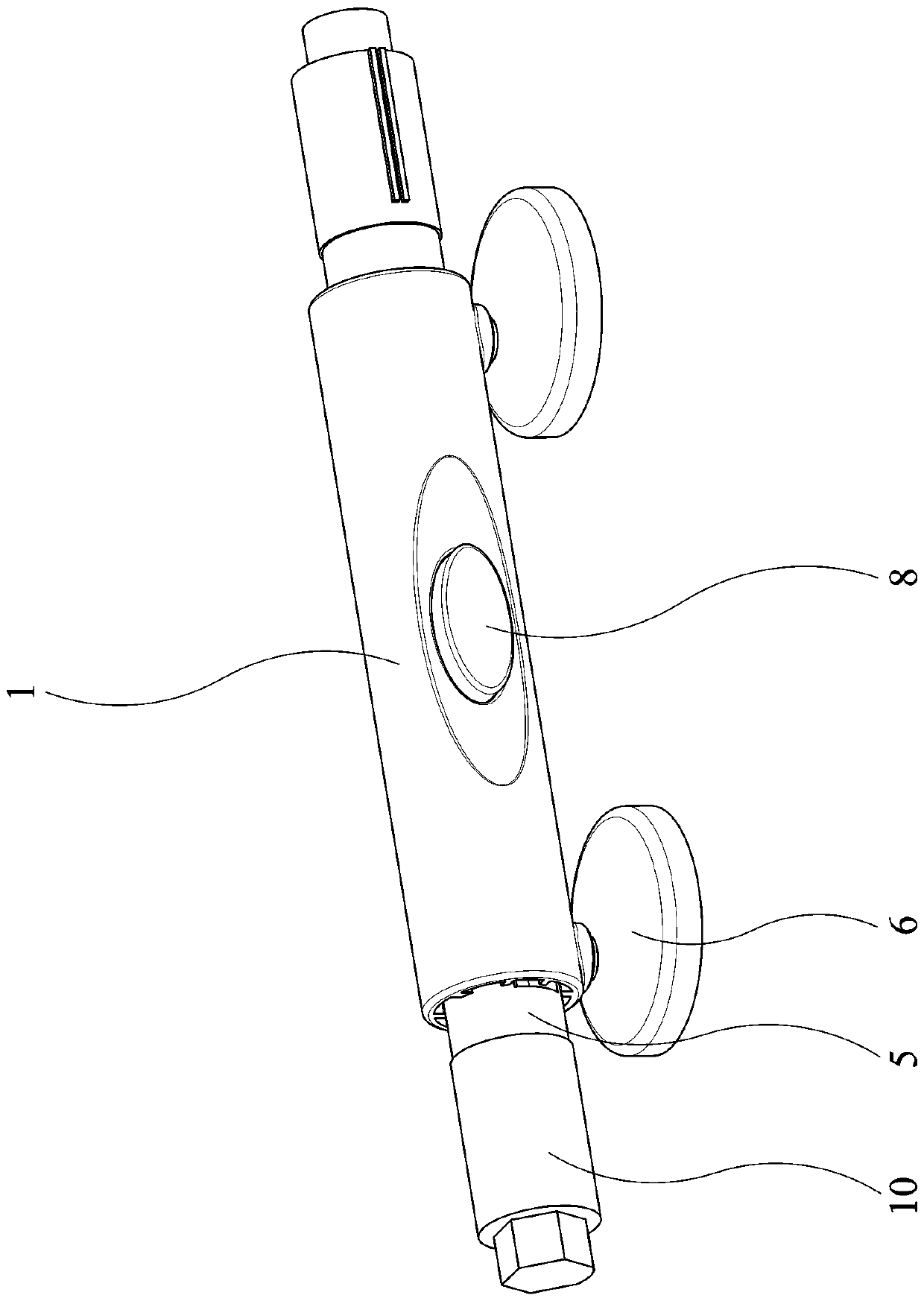 Closestool cover plate mounting structure