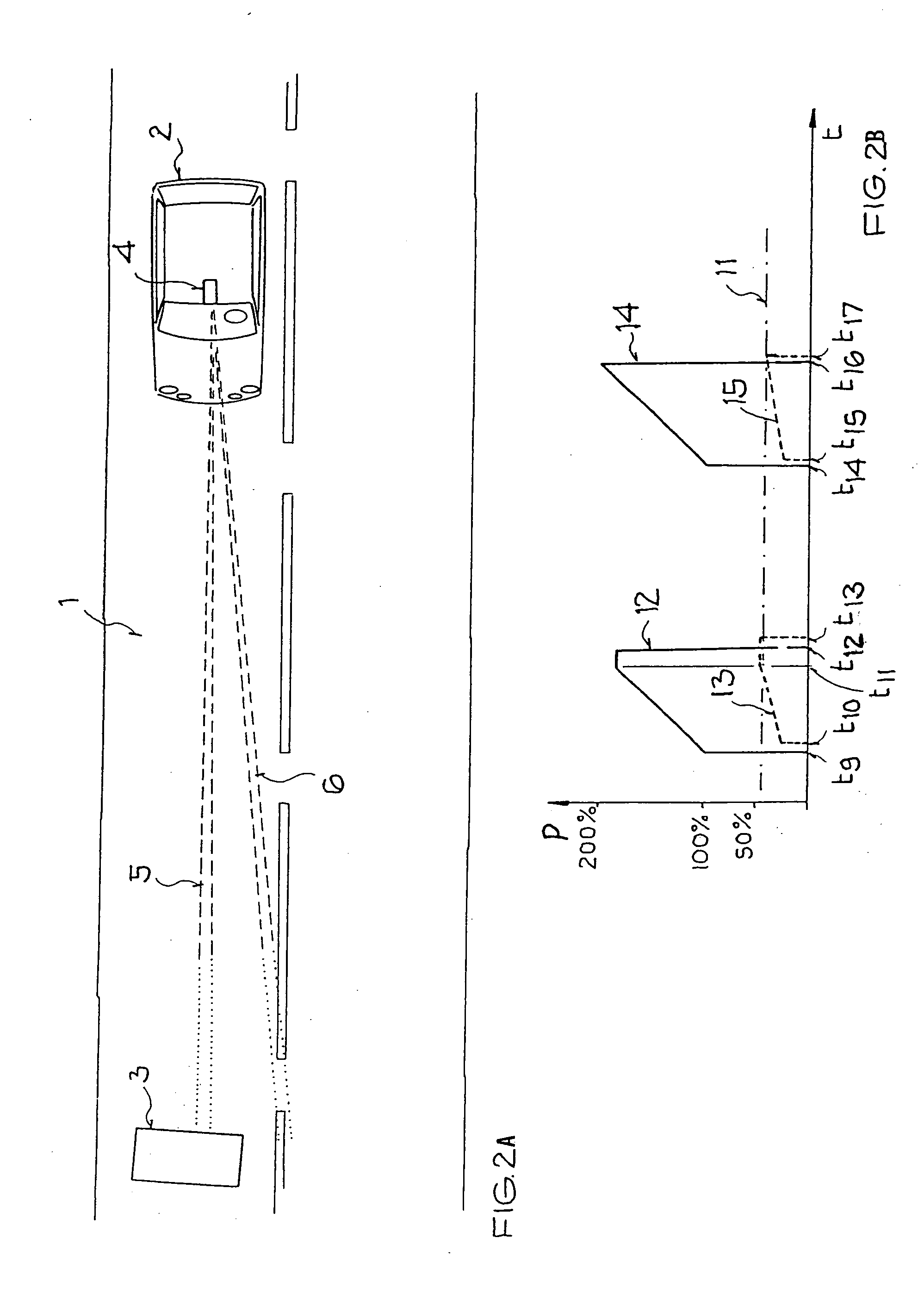 Method of operating an active obstacle warning system