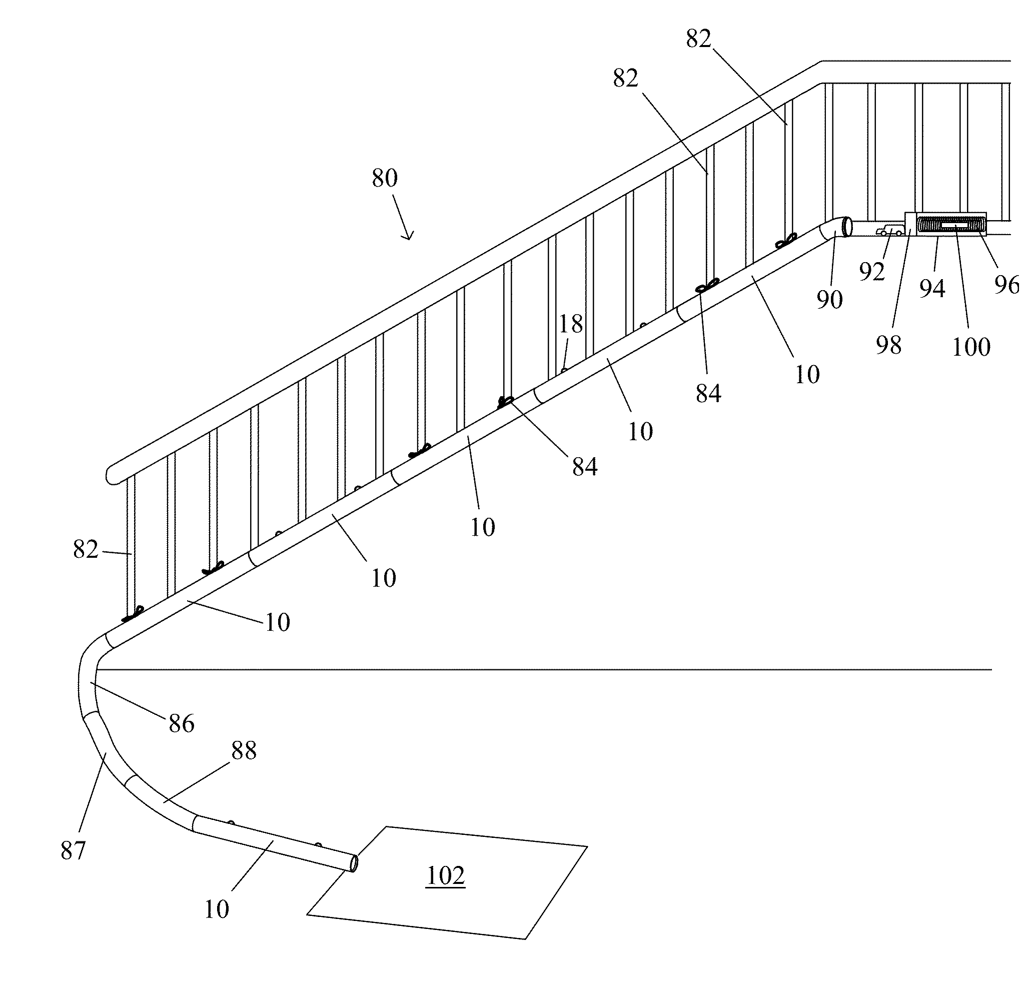 Tubular racetrack