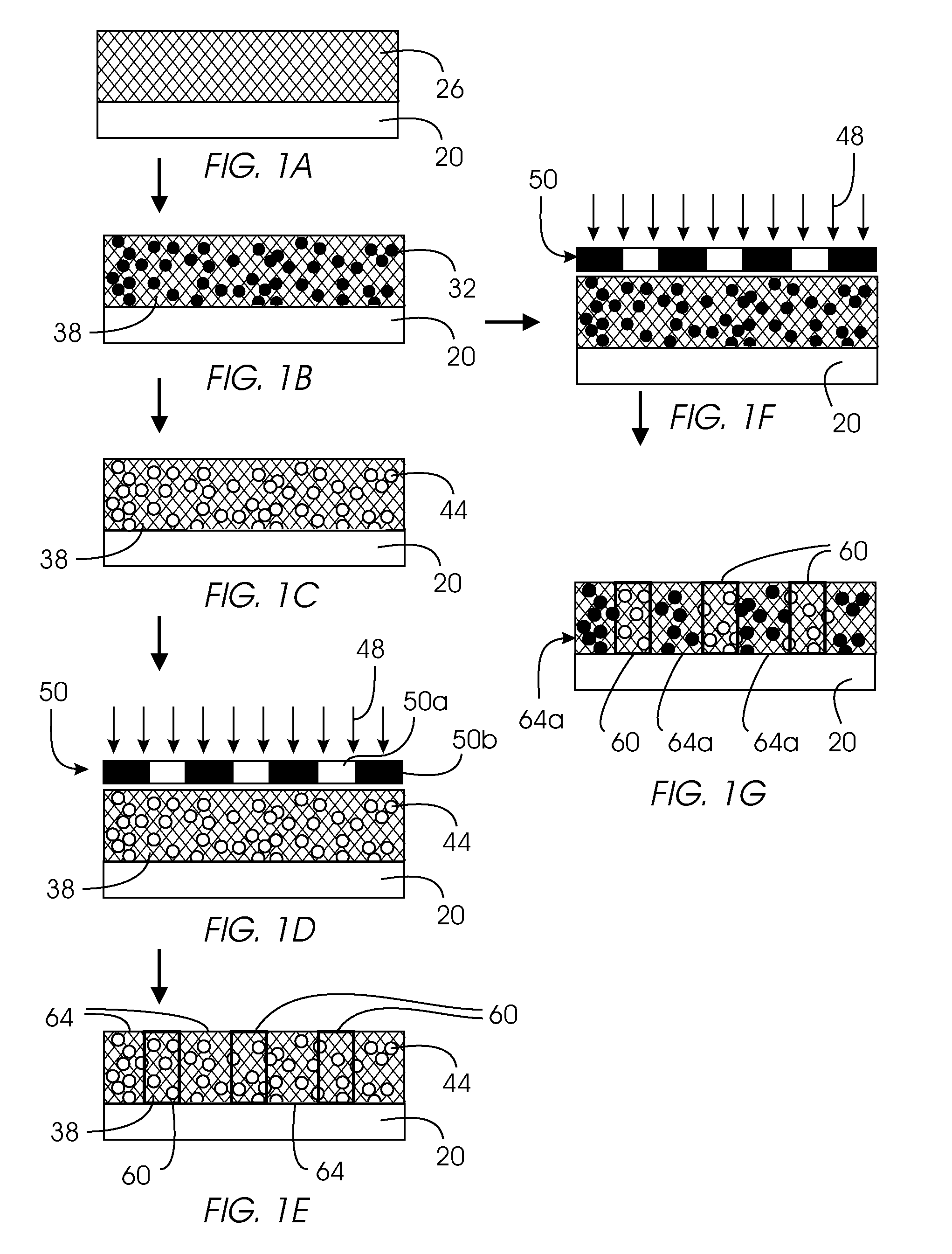 Patterned, high surface area substrate with hydrophilic/hydrophobic contrast, and method of use