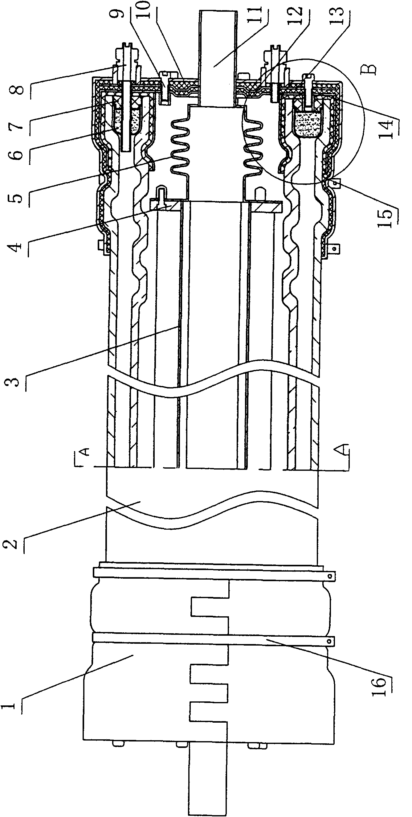 Straight-way solar energy heat exchange heat collector