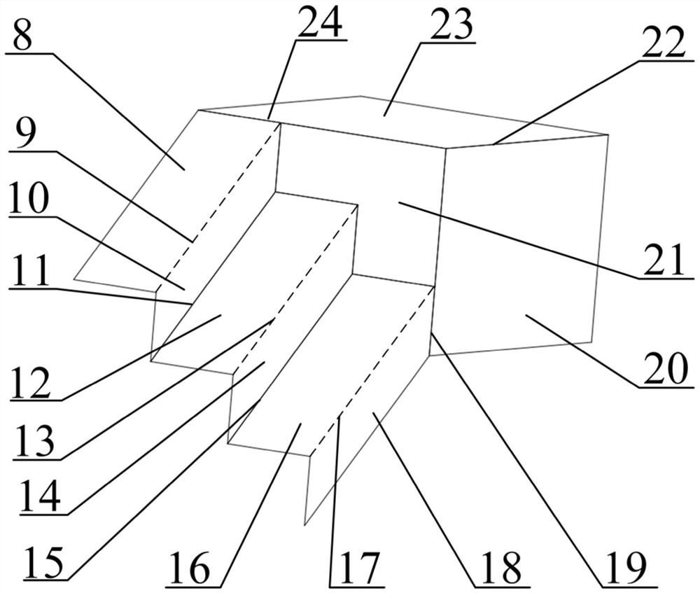 A stacked origami structure with variable stiffness properties