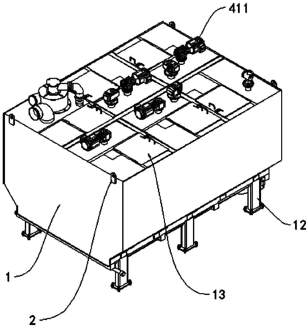 Special device for mixing fracturing fluid