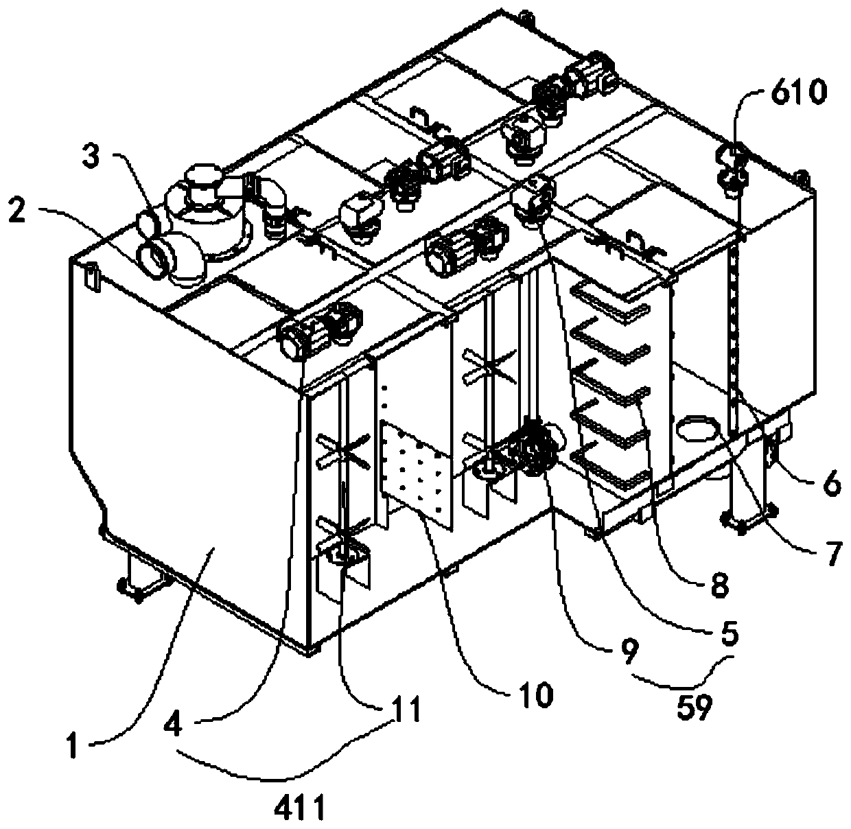 Special device for mixing fracturing fluid