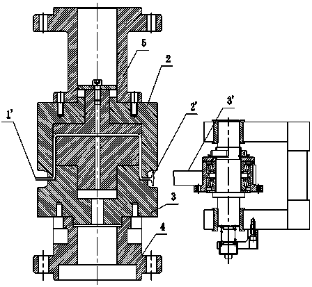 Special tool for spinning process of T-shaped deep stretching type plate belt wheel