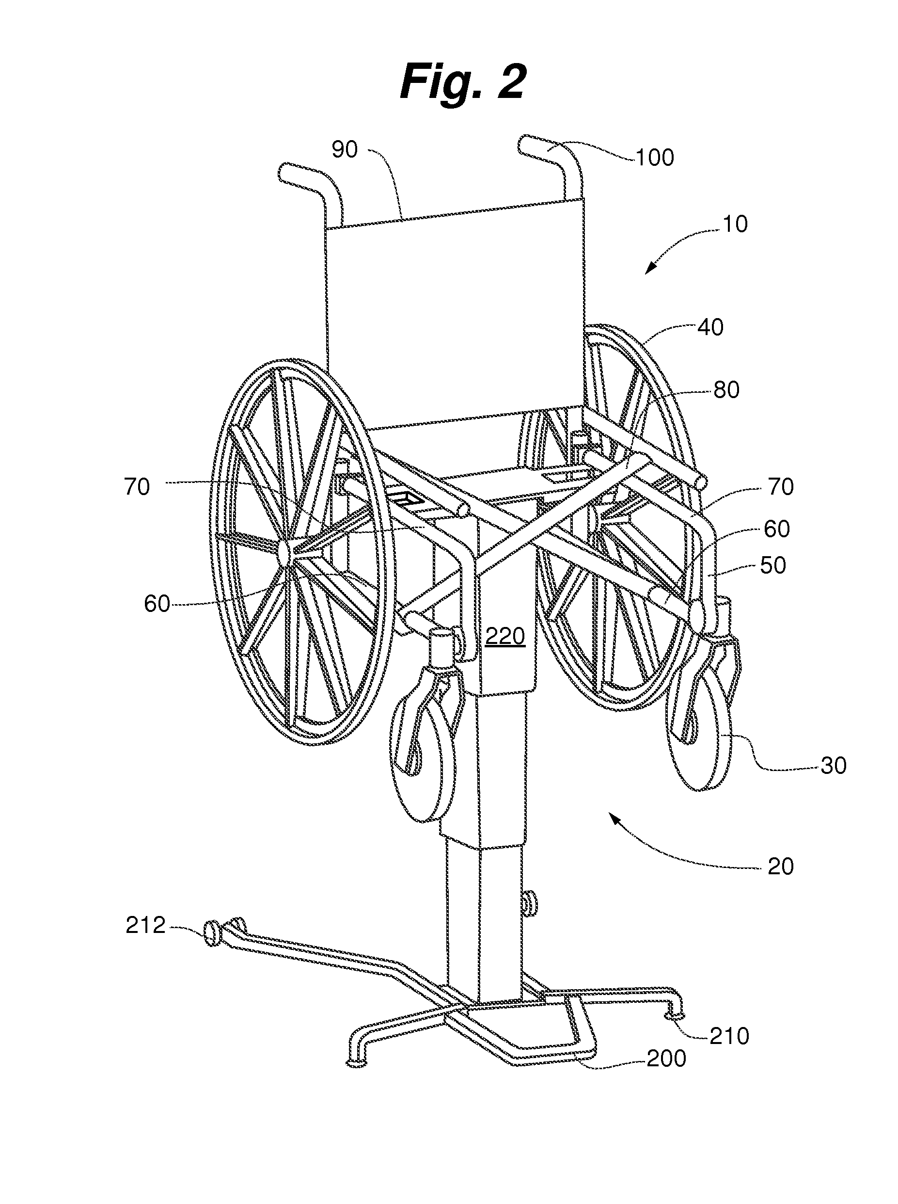 Wheelchair lift system and method