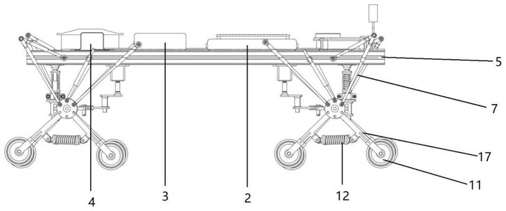 All-terrain intelligent agricultural multifunctional power chassis