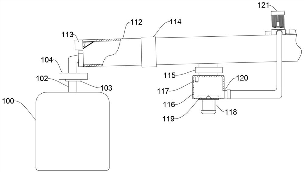 On-line control feeding device of vertical centrifuge