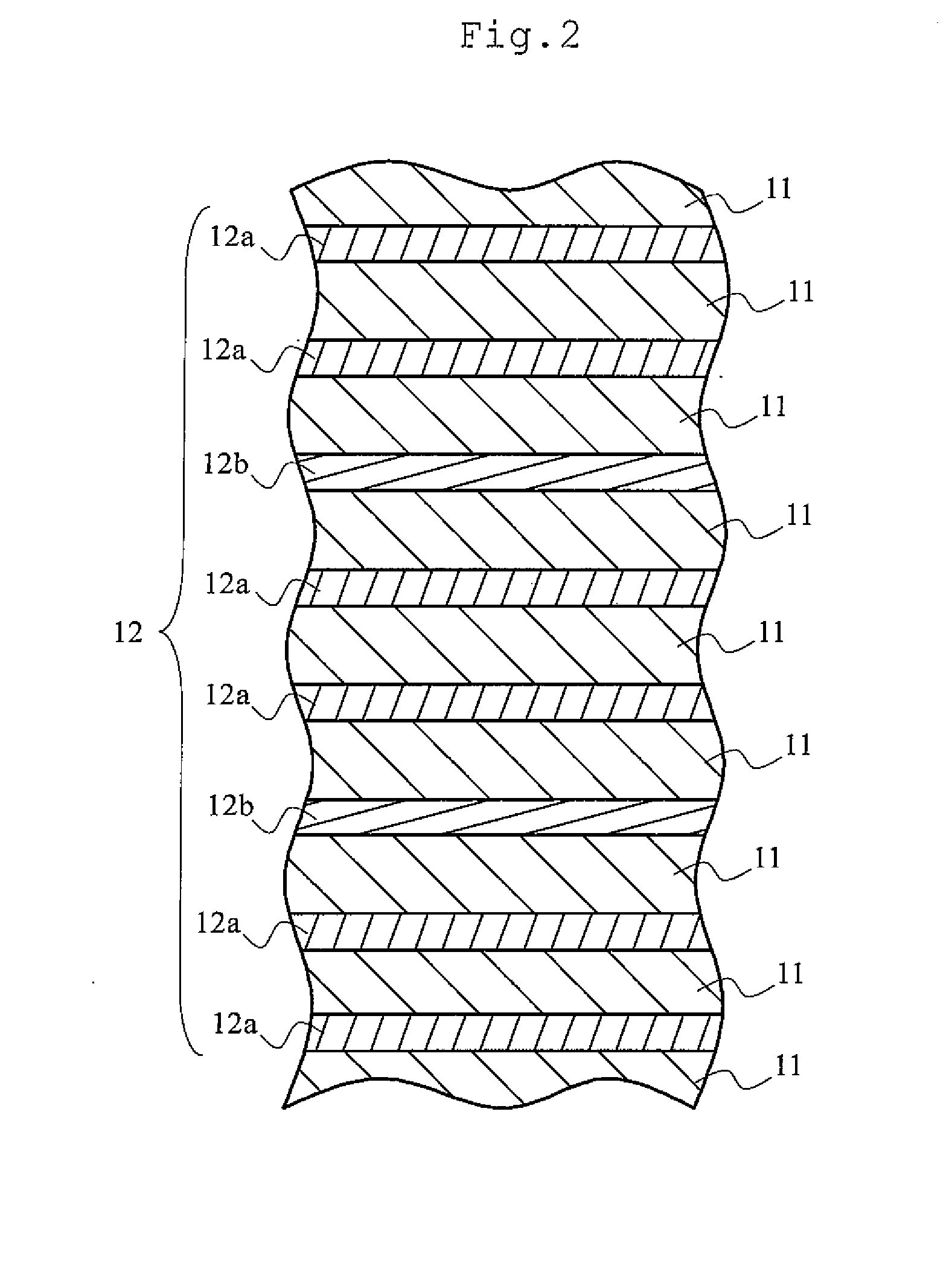 Multilayer Piezoelectric Element and Injector Using the Same