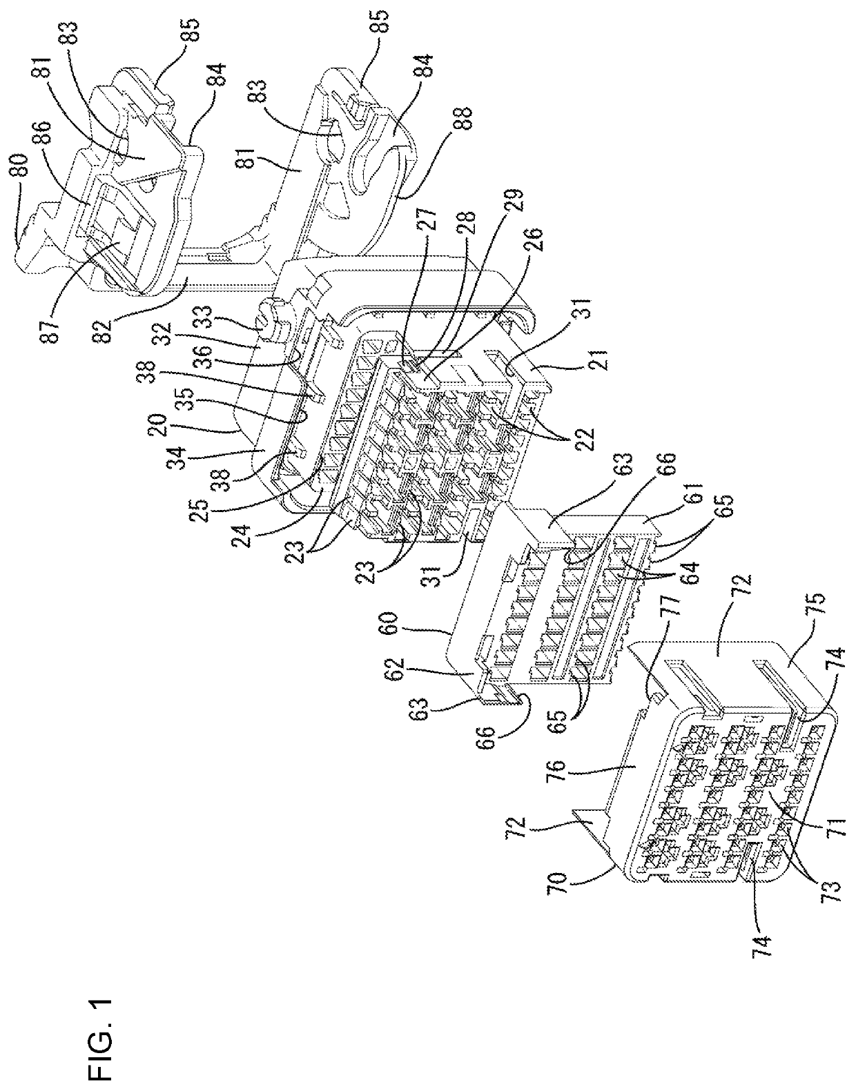 Connector and connector structure