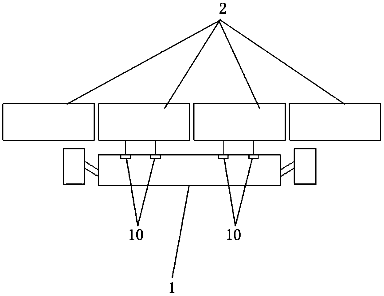 System and method for measuring the included angle of horizontal movement of scraper machine