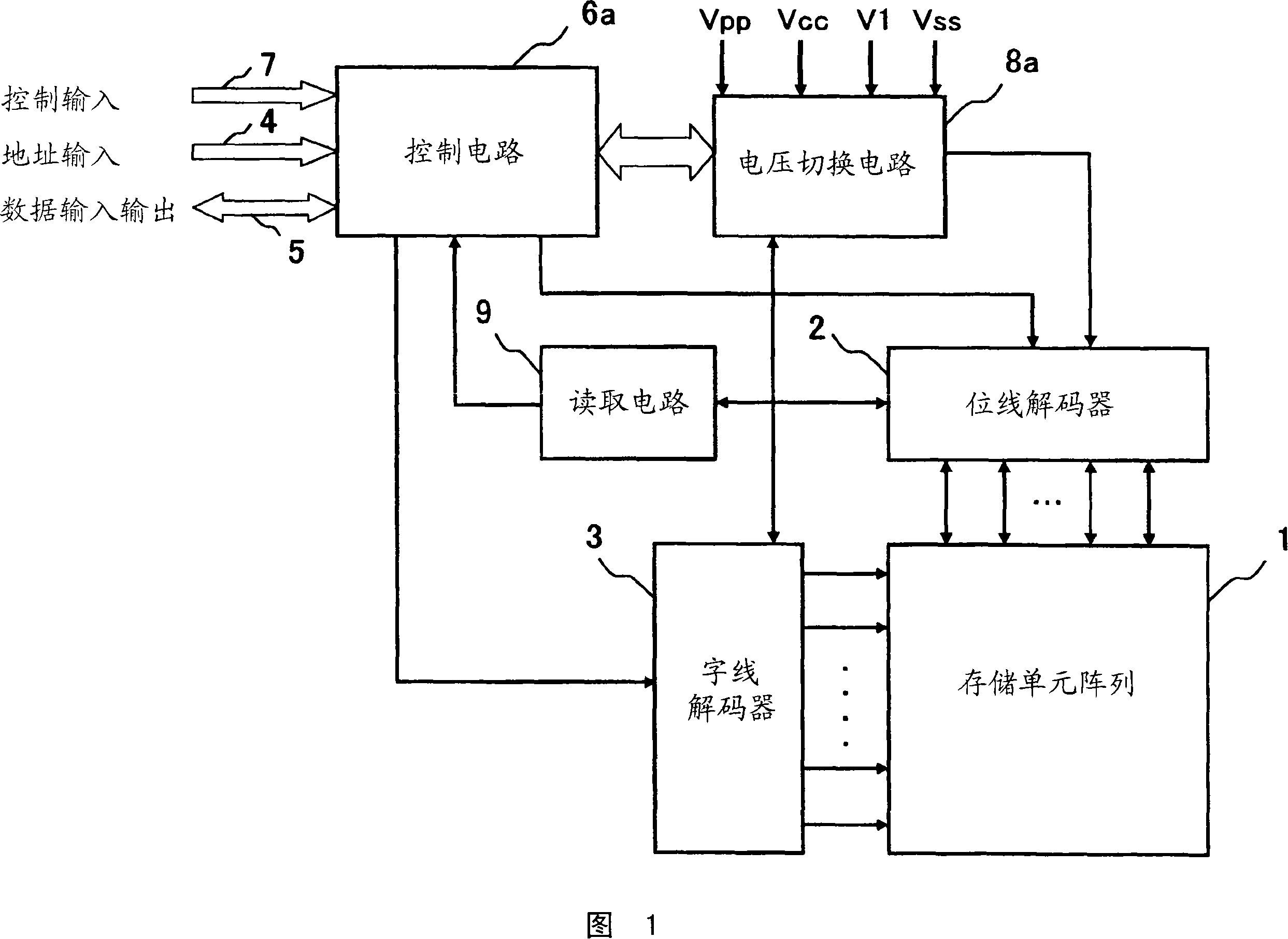 Nonvolatile semiconductor storage device and method for operating same