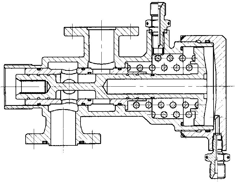 Liquid propellant conveying system of blow-down rocket engine