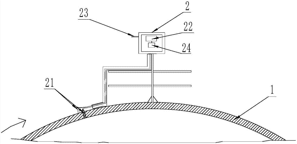 Wireless charging device for rotary kiln and rotary kiln