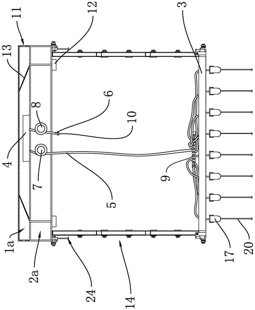 A hot air source circulating drying and dehumidifying drying rack