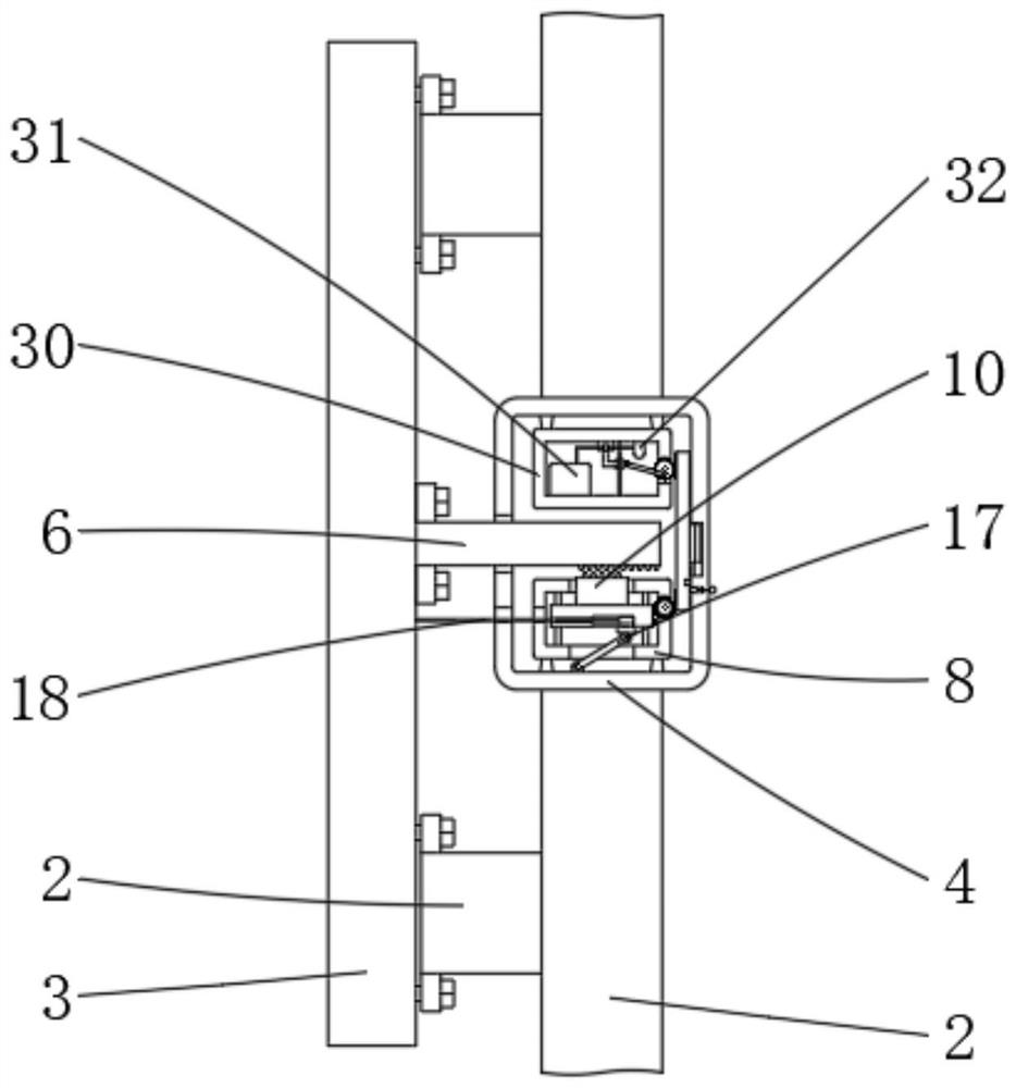 Stone curtain wall with anti-falling protection mechanism