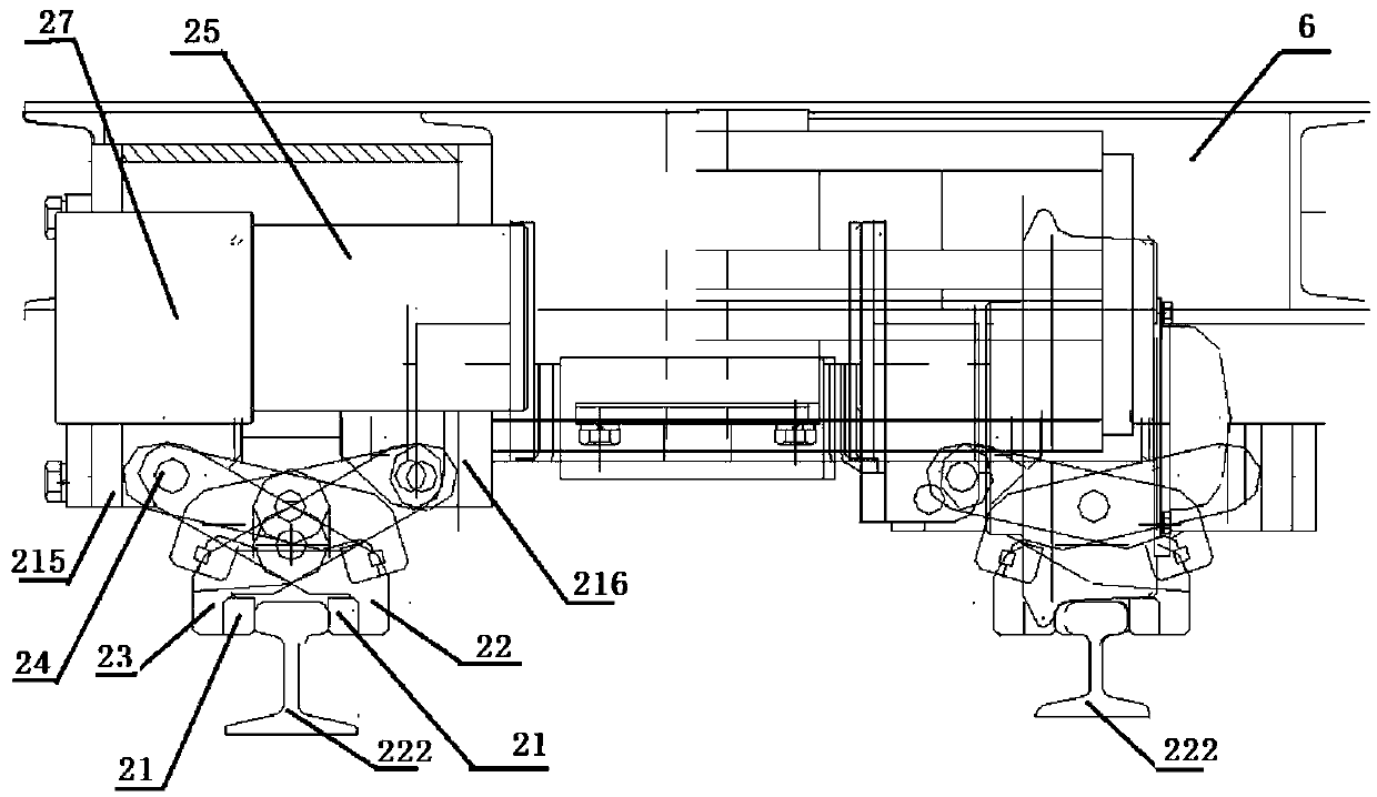 A braking shuttle car system for a mine-used endless rope winch