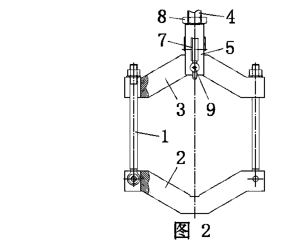 Measuring tool and measuring method for measuring revolution excircle of roller of reaming device