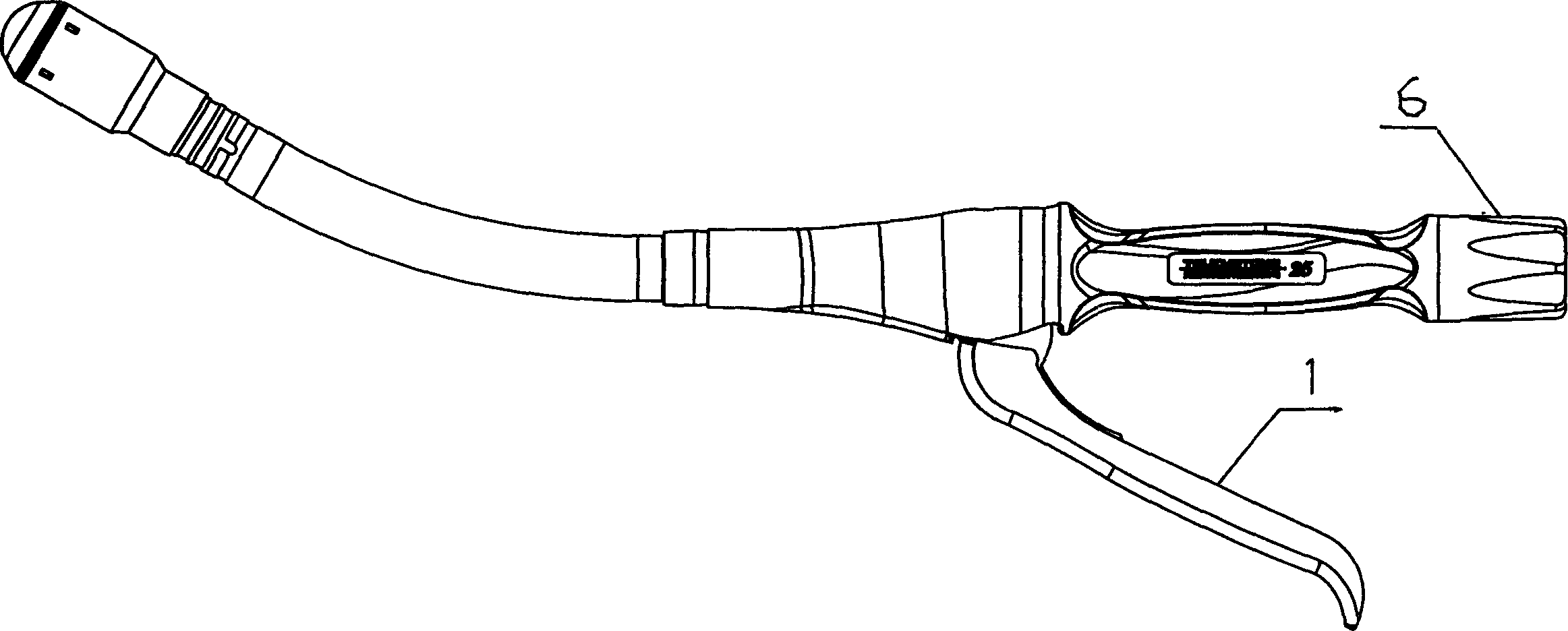 Round tubular stapler for surgical use