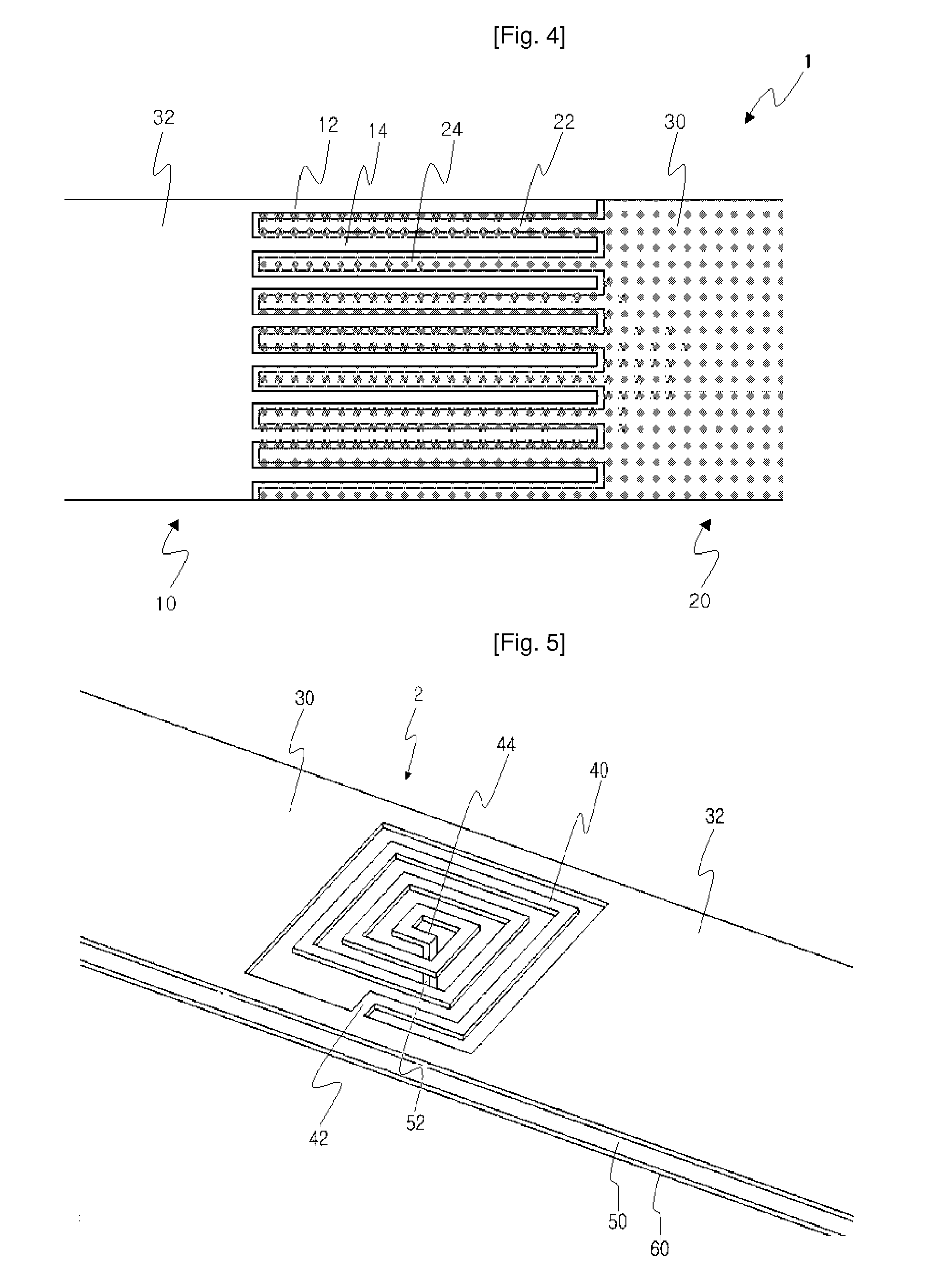 Interdigital capacitor, inductor, and transmission line and coupler using them