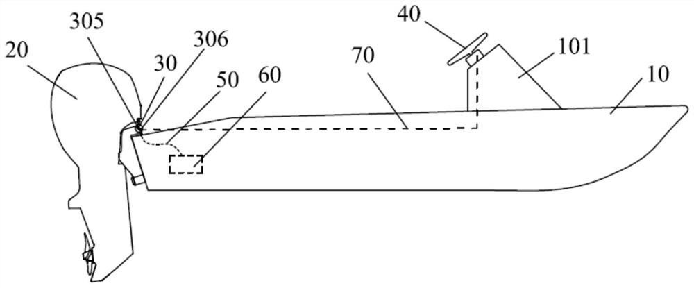 Control method of marine propeller electric steering system