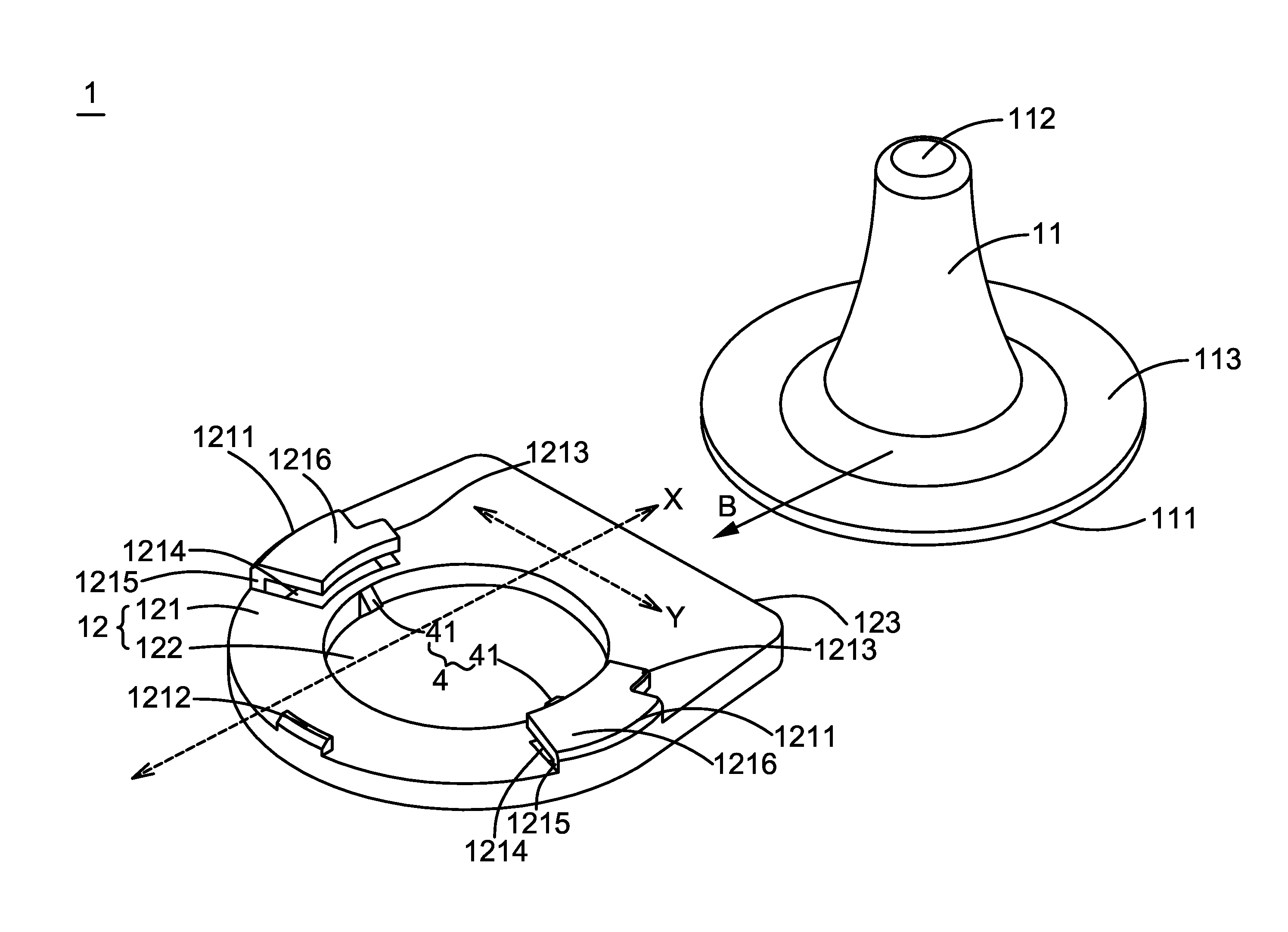 Detachable probe cover for ear thermometer and manufacturing method thereof