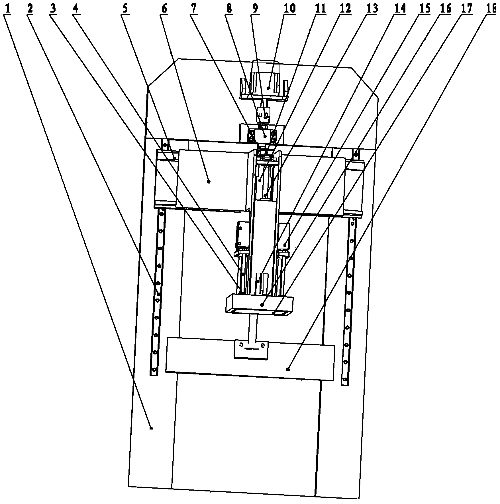 Combined movable head for surface-paper covering