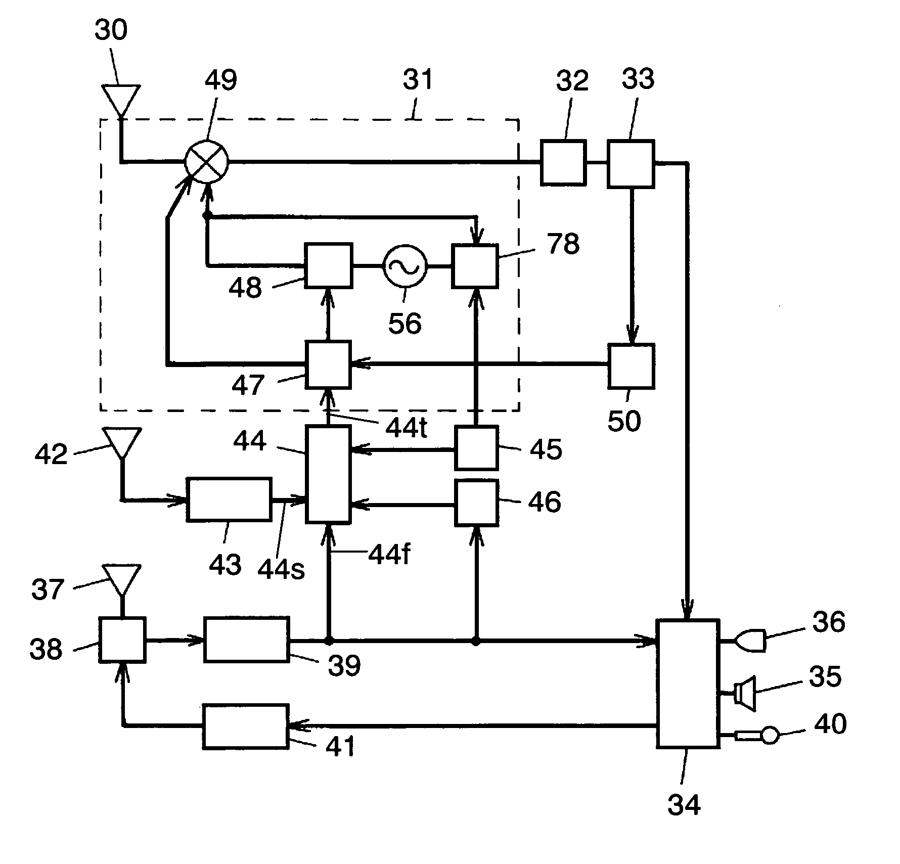 High-frequency receiver and portable device using the same