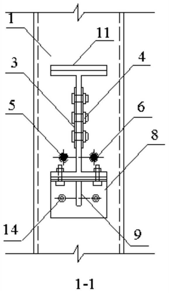 A self-resetting energy-dissipating connection node of assembled concrete-filled steel tube column-h-shaped steel beam