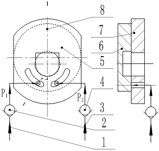 Method and structure for preventing internal leakage of manual temperature adjusting water mixing valve