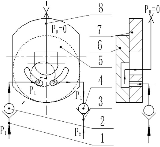 Method and structure for preventing internal leakage of manual temperature adjusting water mixing valve