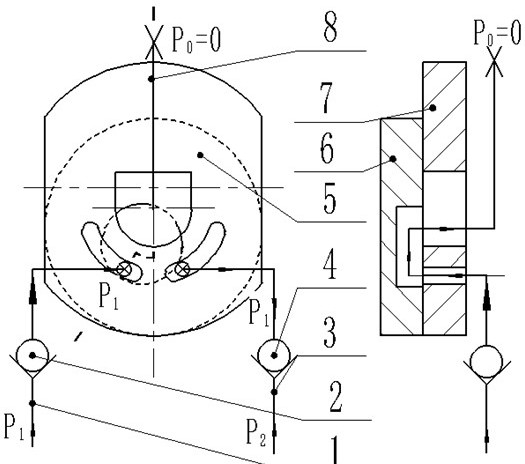 Method and structure for preventing internal leakage of manual temperature adjusting water mixing valve