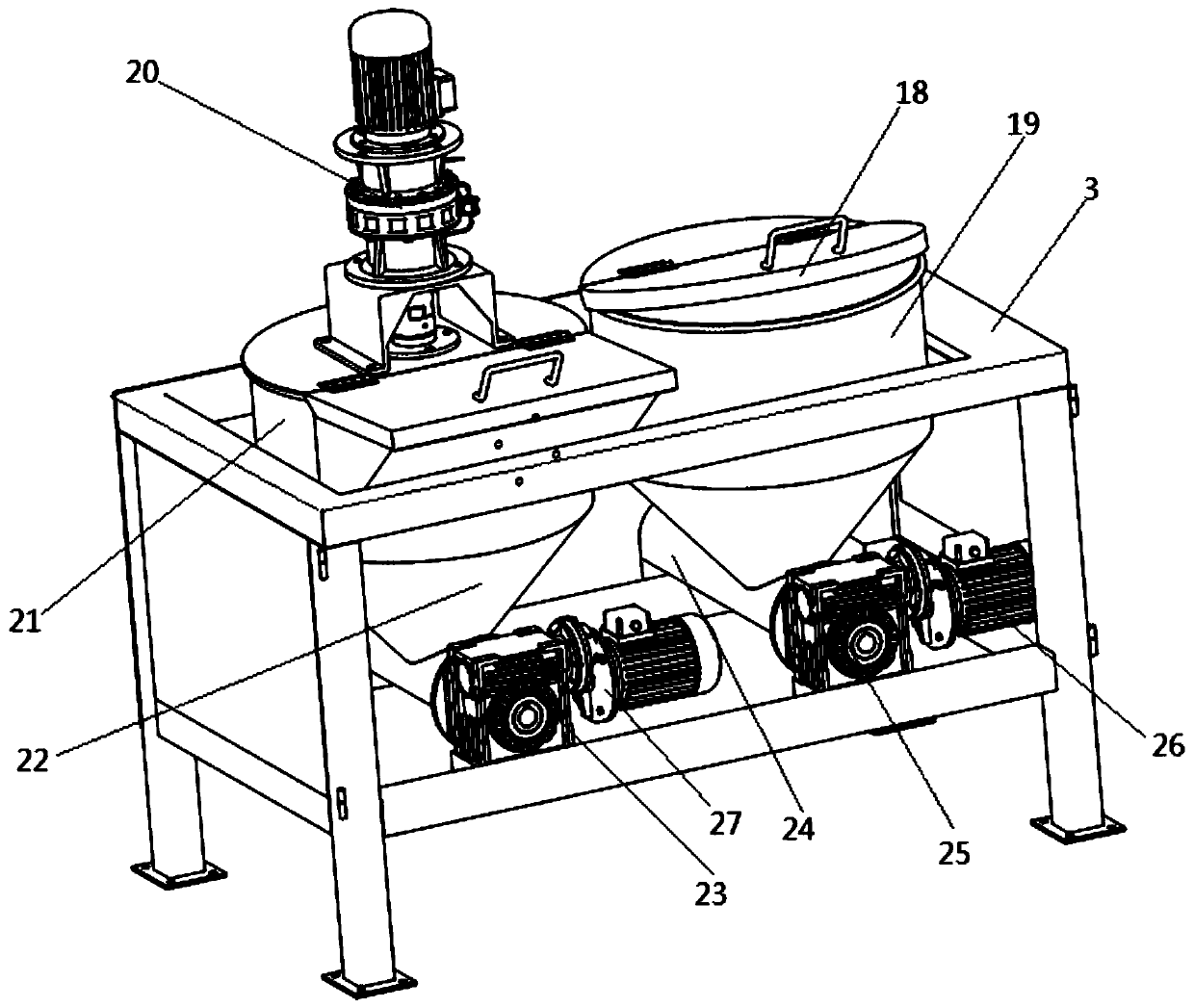 Garbage harmless incineration device