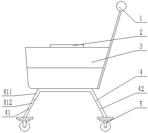 Self-balanced intelligent supermarket shopping cart