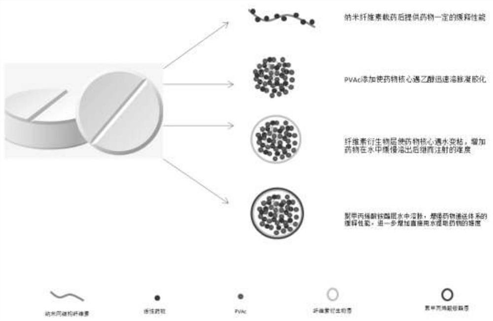 Anti-abuse opioid oral sustained-release tablet and preparation method thereof