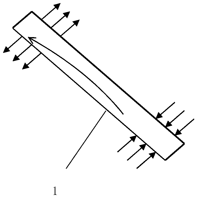 Boosting decompression empty-drying protecting wing plate heat pipe vacuum heat collecting element