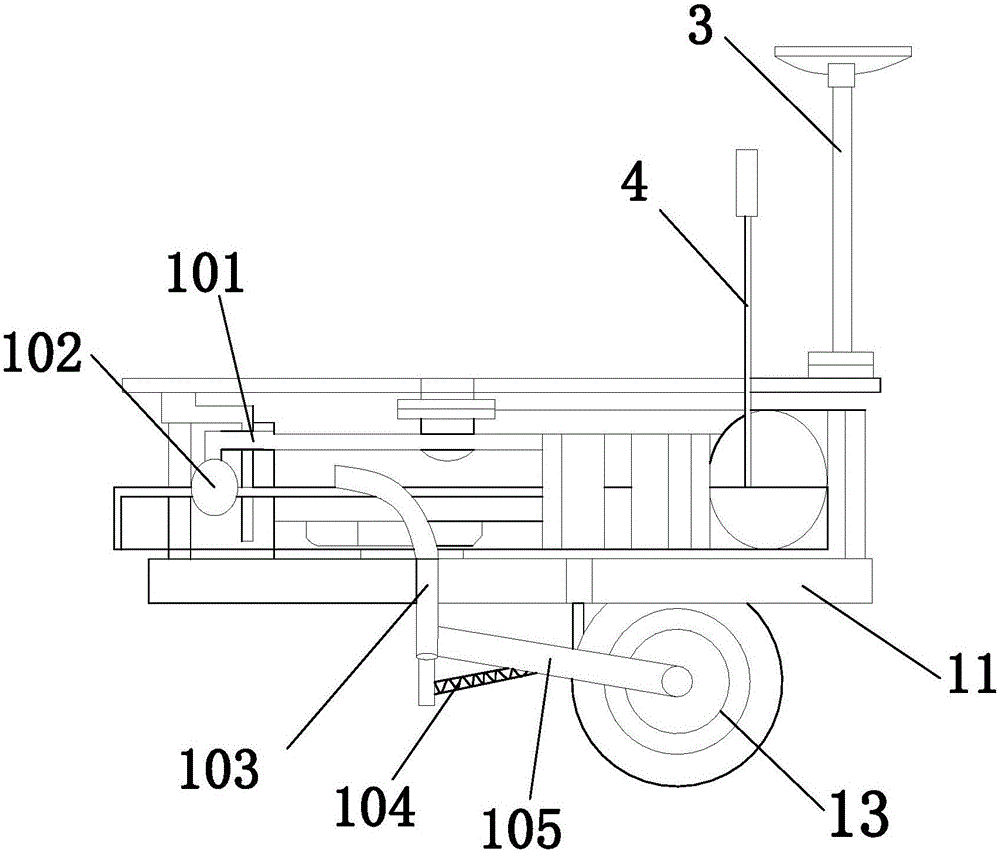 Novel mechanical equipment for quick repairing municipal road