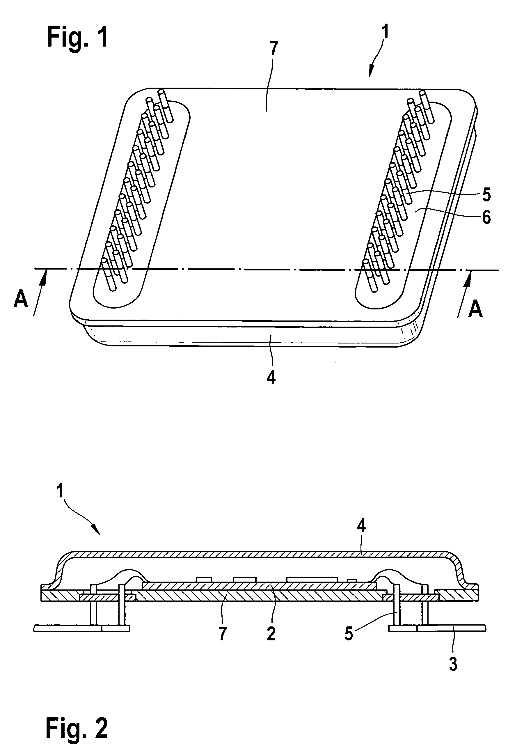 Control unit and method for producing the same