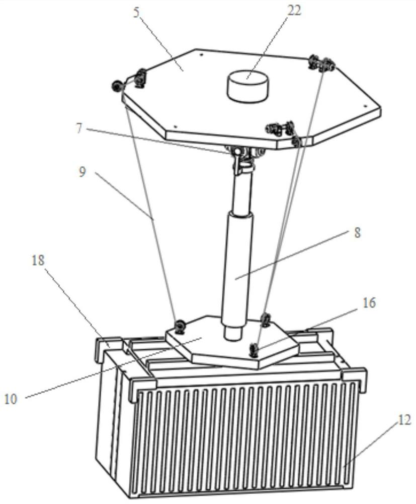 An active rigid-flexible hybrid wave motion compensation device and its control method