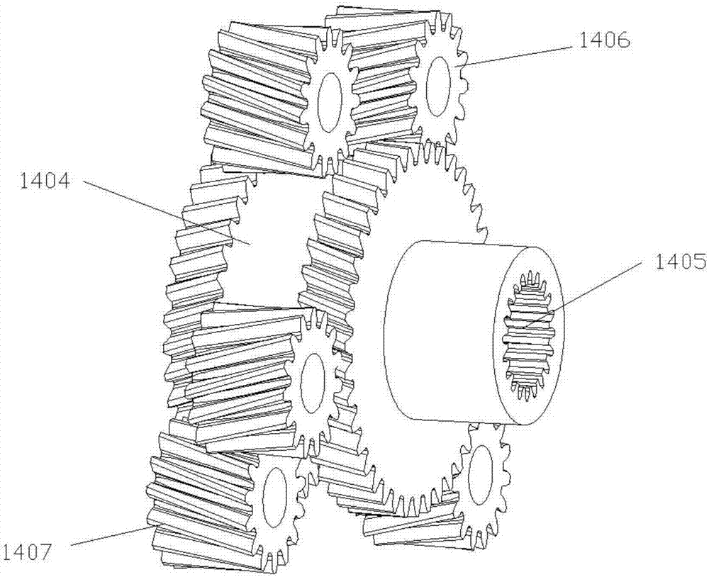 Double-motor coupling driving bridge with torque directional distribution function