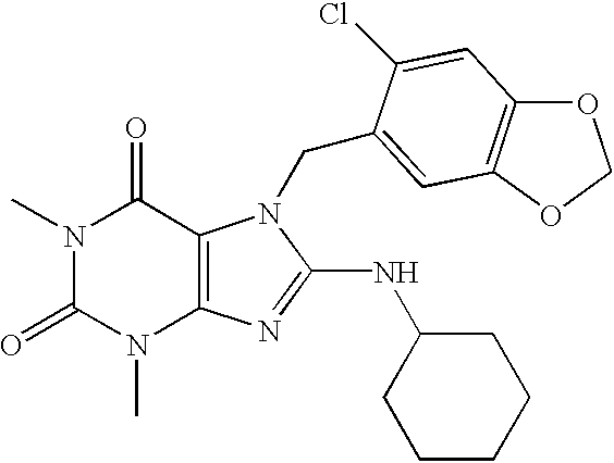 Xanthine phosphodiesterase V inhibitors