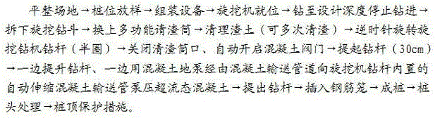 Method for constructing concrete pile through rotary excavating and pressure irrigation