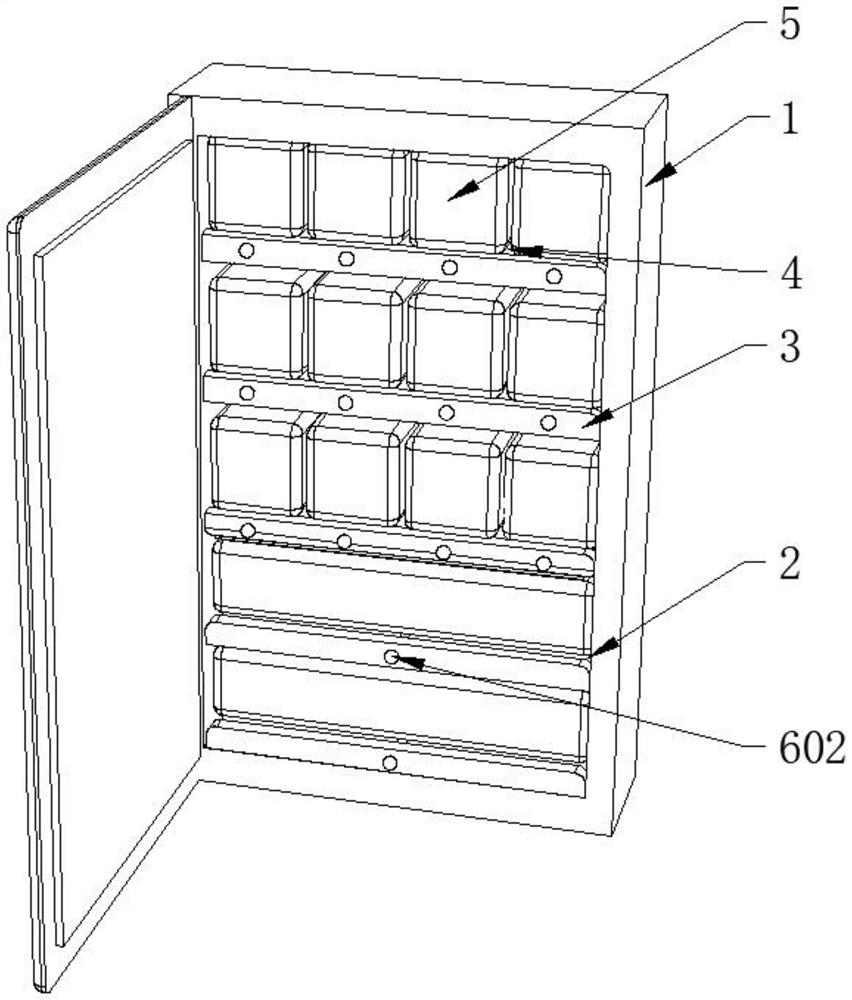 Energy-saving and environment-friendly refrigerator refrigerated cabinet based on connecting rod mechanism