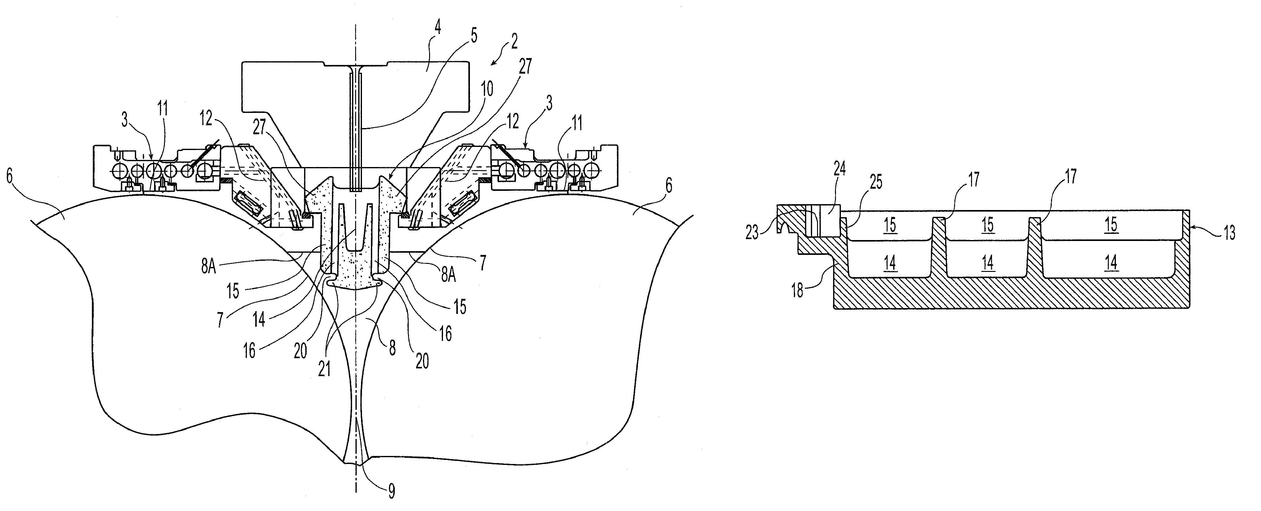 Delivery nozzle with more uniform flow and method of continuous casting by use thereof