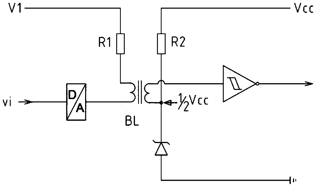 Isolation circuit for realizing linear pulse electric quantity based on electromagnetic sensor