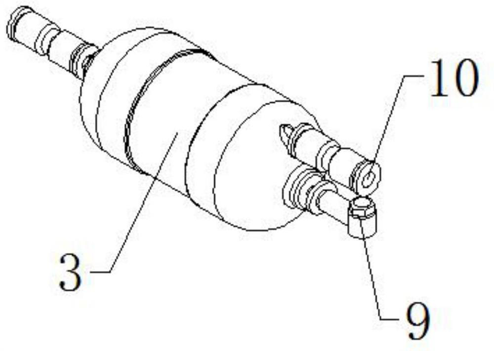 Bladder drainage and irrigation connector and bladder drainage and irrigation system