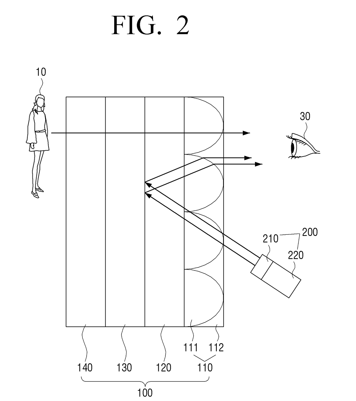 Transparent panel and display system thereof